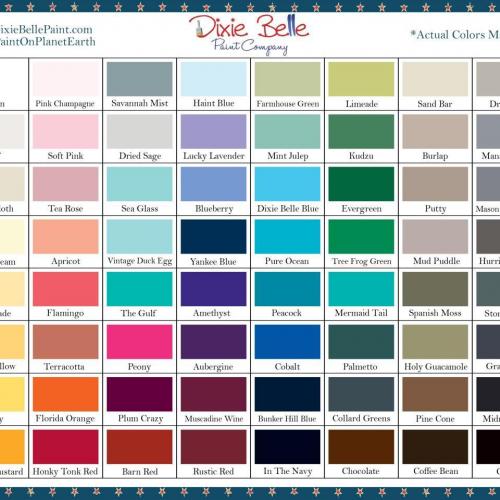 Dixie Belle Paint Company Chalk Mineral Paint (69 colors)
