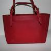 TORY BURCH Red Saffiano Leather York Buckle Tote Bag