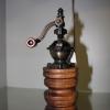 Hand Crafted Walnut Root Pepper Mill