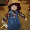 Handmade Raggedy Andy Standing Doll