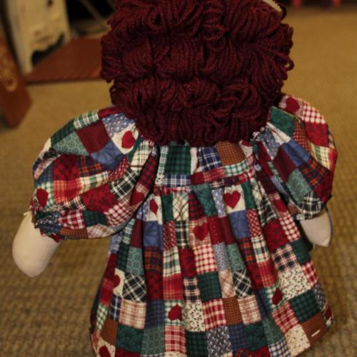 Handmade Raggedy Ann Standing Doll