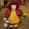 Handmade Raggedy Ann Standing Doll w/sunflowers