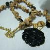 Back to Nature-- Wonderful Picture Jasper and Onyx Necklace