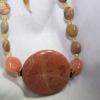 WALK with NATURE-Red  Muger JASPER 15-18 1/2 inch Necklace