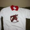 Embroidered Sweatshirt with Quarter Horse