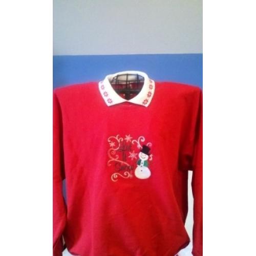 Let It Snow Sweatshirt - U Pic Size and Collar - Small to XXLarge