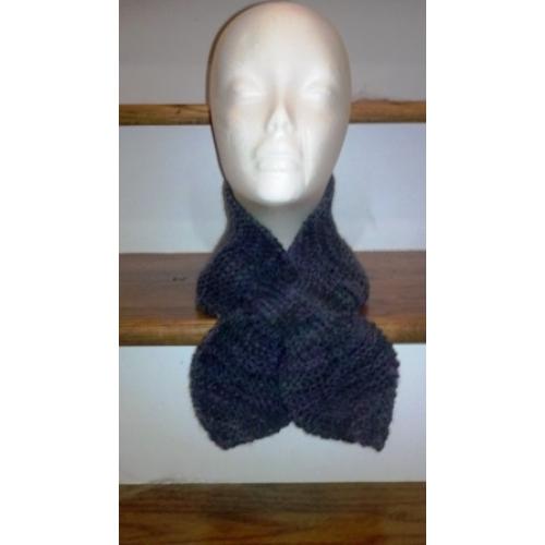 Knitted Lotus Leaf Scarf Stays Put - Amazing Look to Keep You Warm in Terrific C