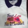 Forget Love - Fall in Chocolate - Sweatshirt - U Pic Size and Collar - Small to