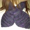 Knitted Lotus Leaf Scarf Stays Put - Amazing Look to Keep You Warm in Terrific C