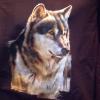 Large Wolf Head on Sweatshirt - U Pic Size - Small to XXLarge