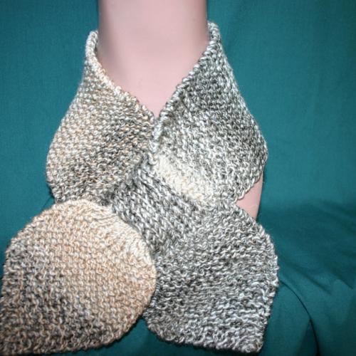 Knitted Lotus Leaf Scarf - Stays Put - Amazing Look To Keep You Warm In Terrific