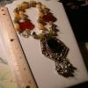 Large JADE and CARNELIAN 27 inch Necklace-Bold