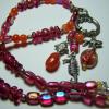 SEAHORSE ADVENTURES-LUMINESCENT Glitter Charm Pendant Necklace