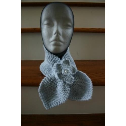 Knitted Lotus Leaf Scarf - Stays Put - Amazing Look To Keep You Warm in Terrific