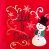 Let It Snow Sweatshirt - U Pic Size and Collar - Small to XXLarge