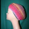 Wee Wee - The feel of Paris - Beautiful Knitted Beret in Varigated Pinks, Reds,