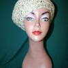 Wee Wee - The feel of Paris - Beautiful Knitted Beret in Varigated Oatmeal Color