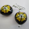 Hibiscus Floral Dangle earrings