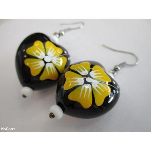 Hibiscus Floral Dangle earrings