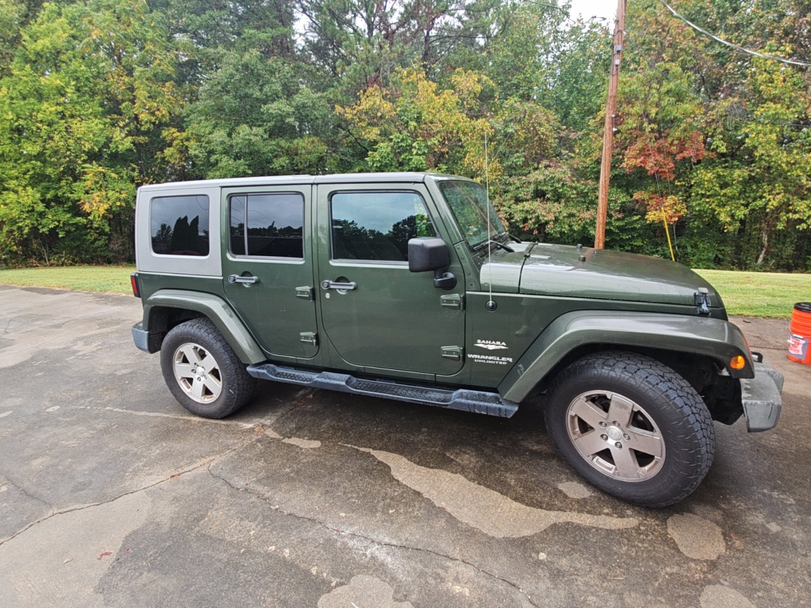 2008 Jeep Wrangler Unlimited Sahara 4-Door, Green
